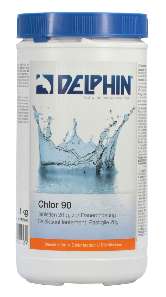 Delphin Chlor 90 Tabs 20 g, 1 kg
